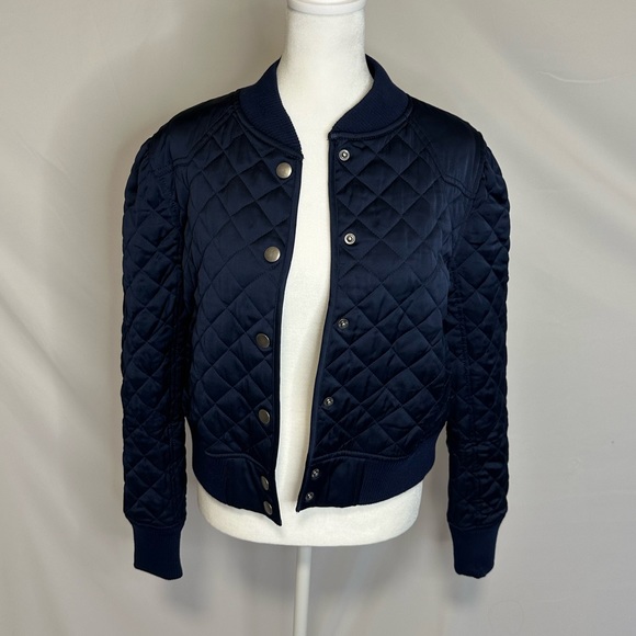 Bomber Jacket Navy Blue - Size XS - Picture 2 of 7